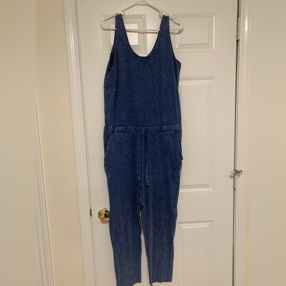 Frank & Eileen Cotton Jumpsuit. Size Large.